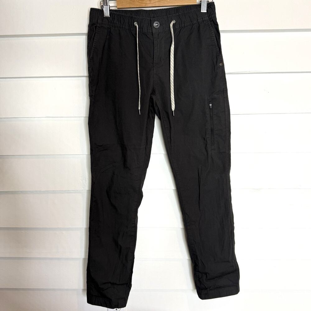 VUORI Ripstop Pant Women's Charcoal Gray Drawstring Tapered Pants Small